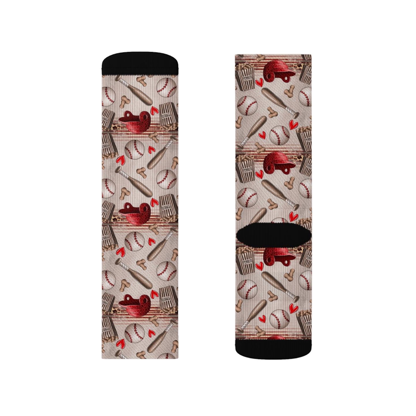 Baseball Love Sublimation Socks