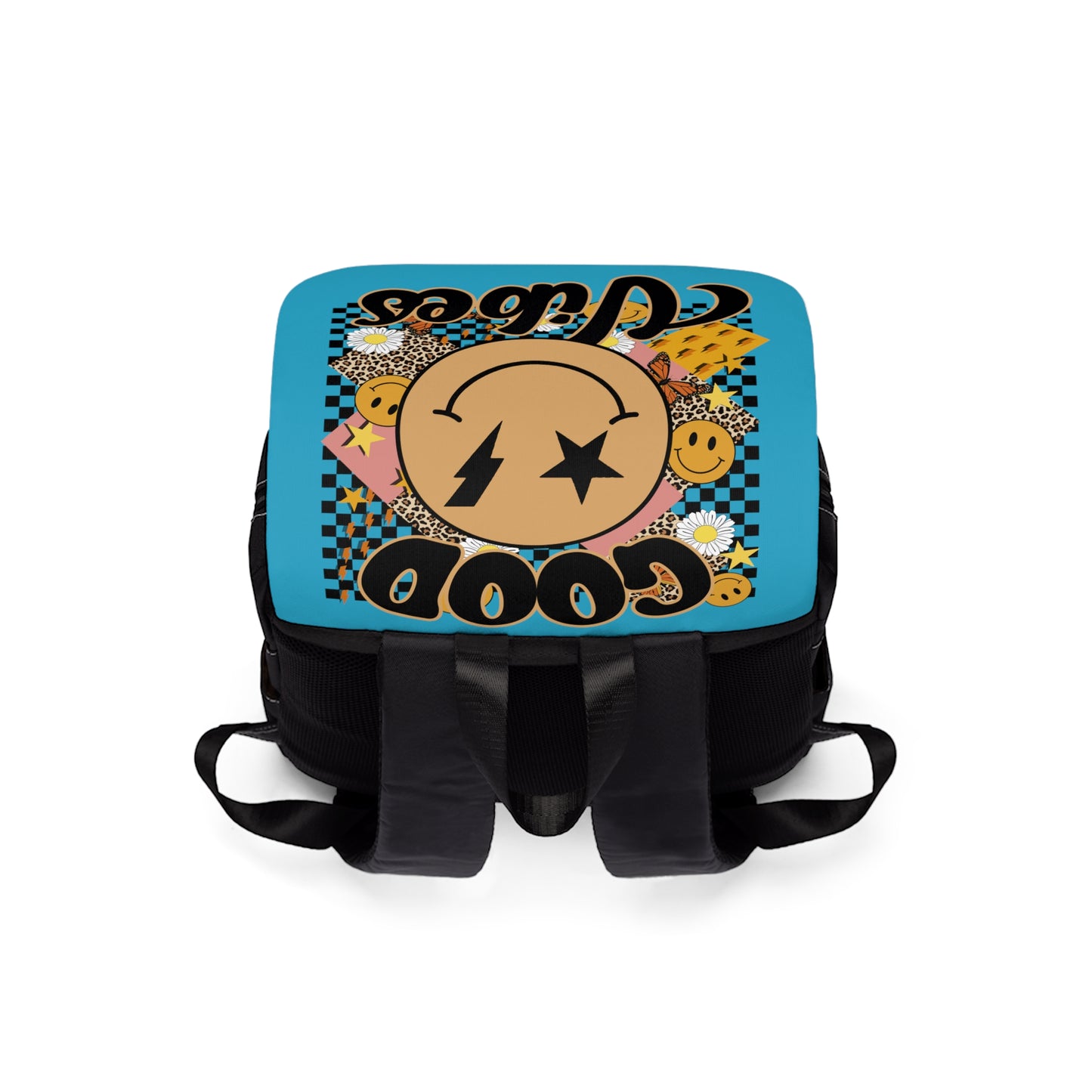 Good Vibes Unisex Casual Shoulder Backpack