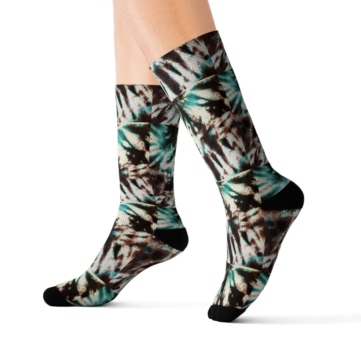 Tropical Earth Sublimation Socks
