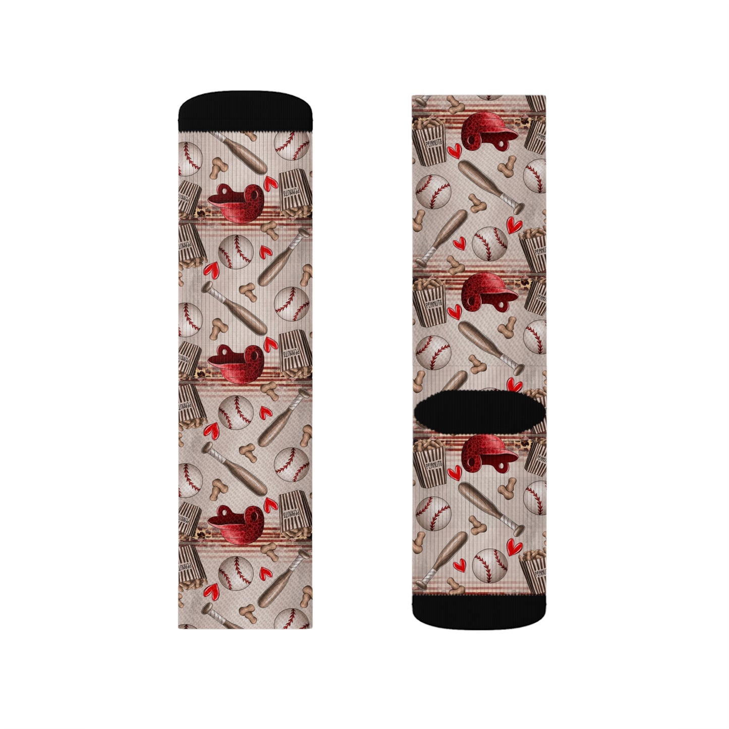 Baseball Love Sublimation Socks