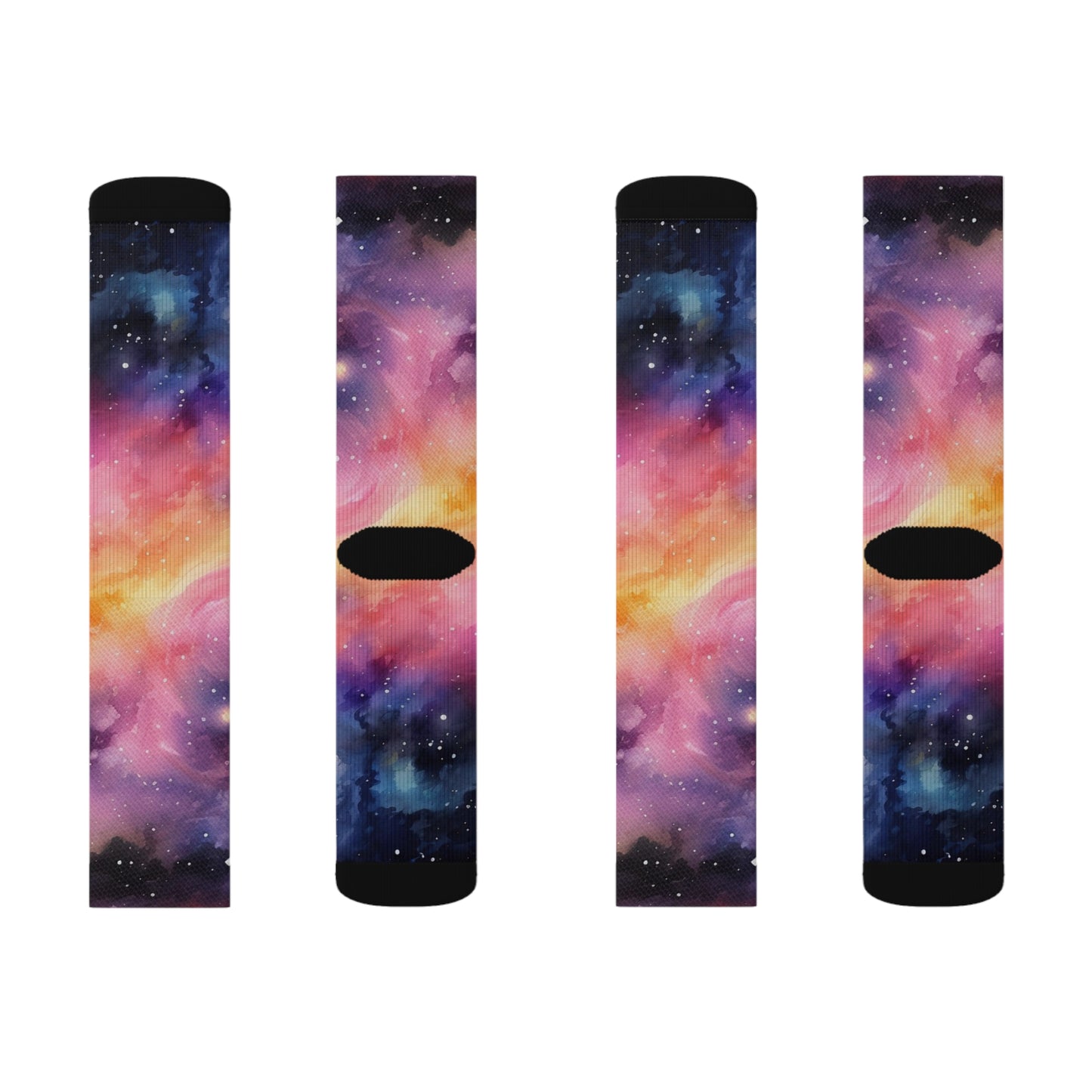 Stardust Galaxy Sublimation Socks