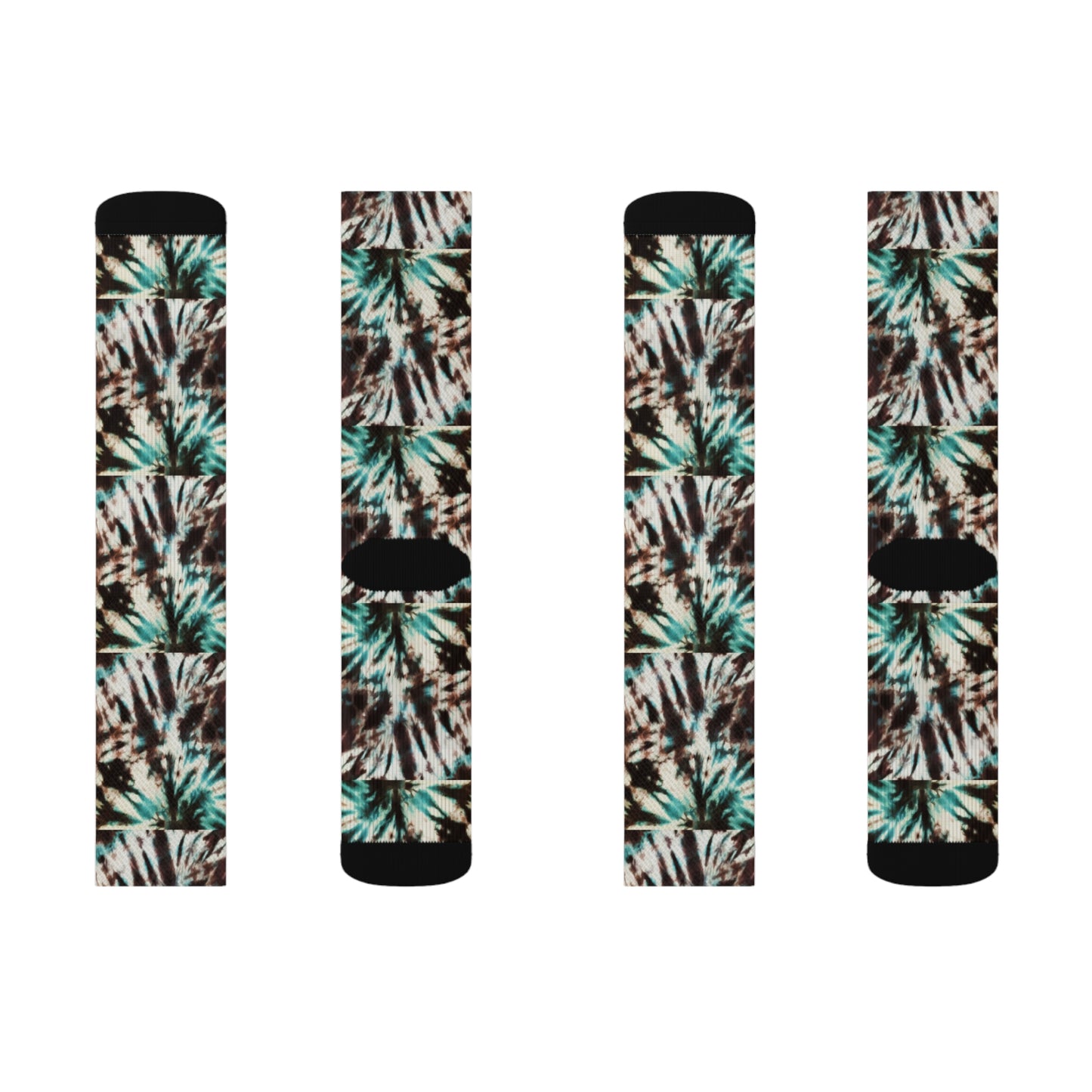 Tropical Earth Sublimation Socks