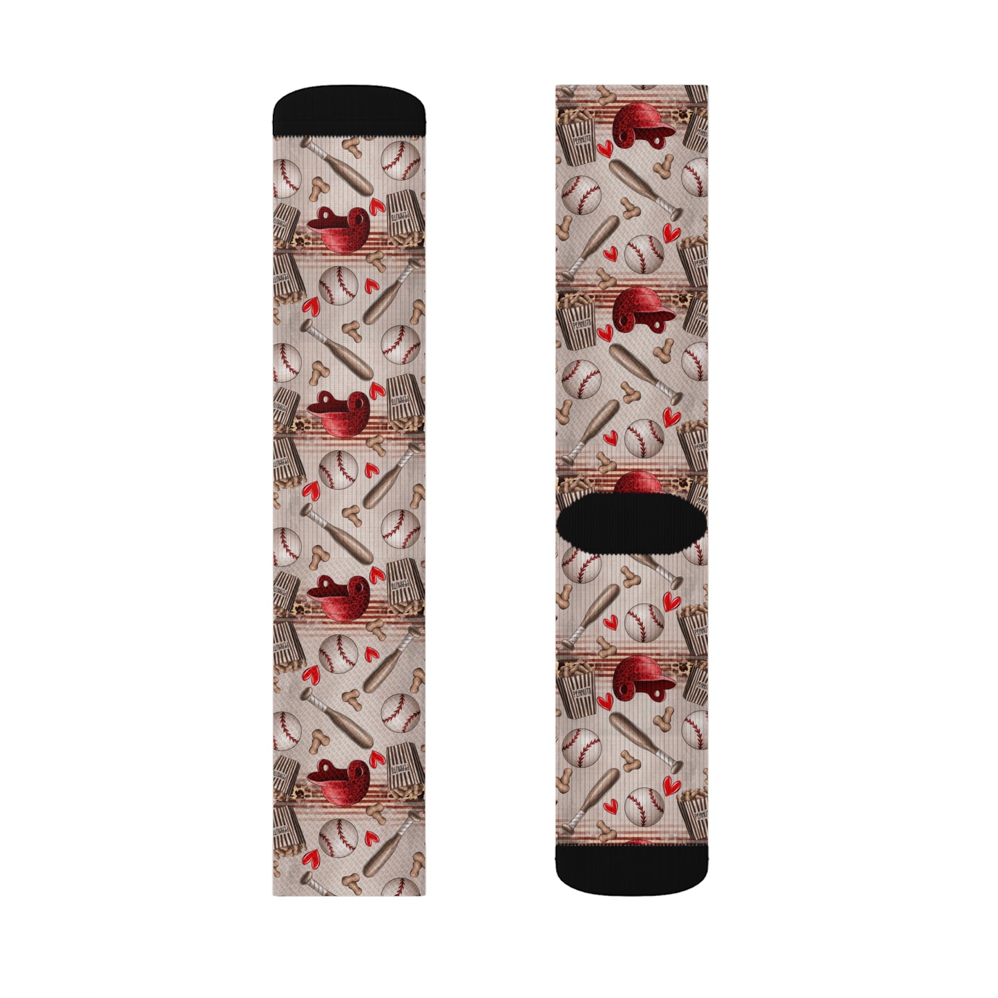 Baseball Love Sublimation Socks