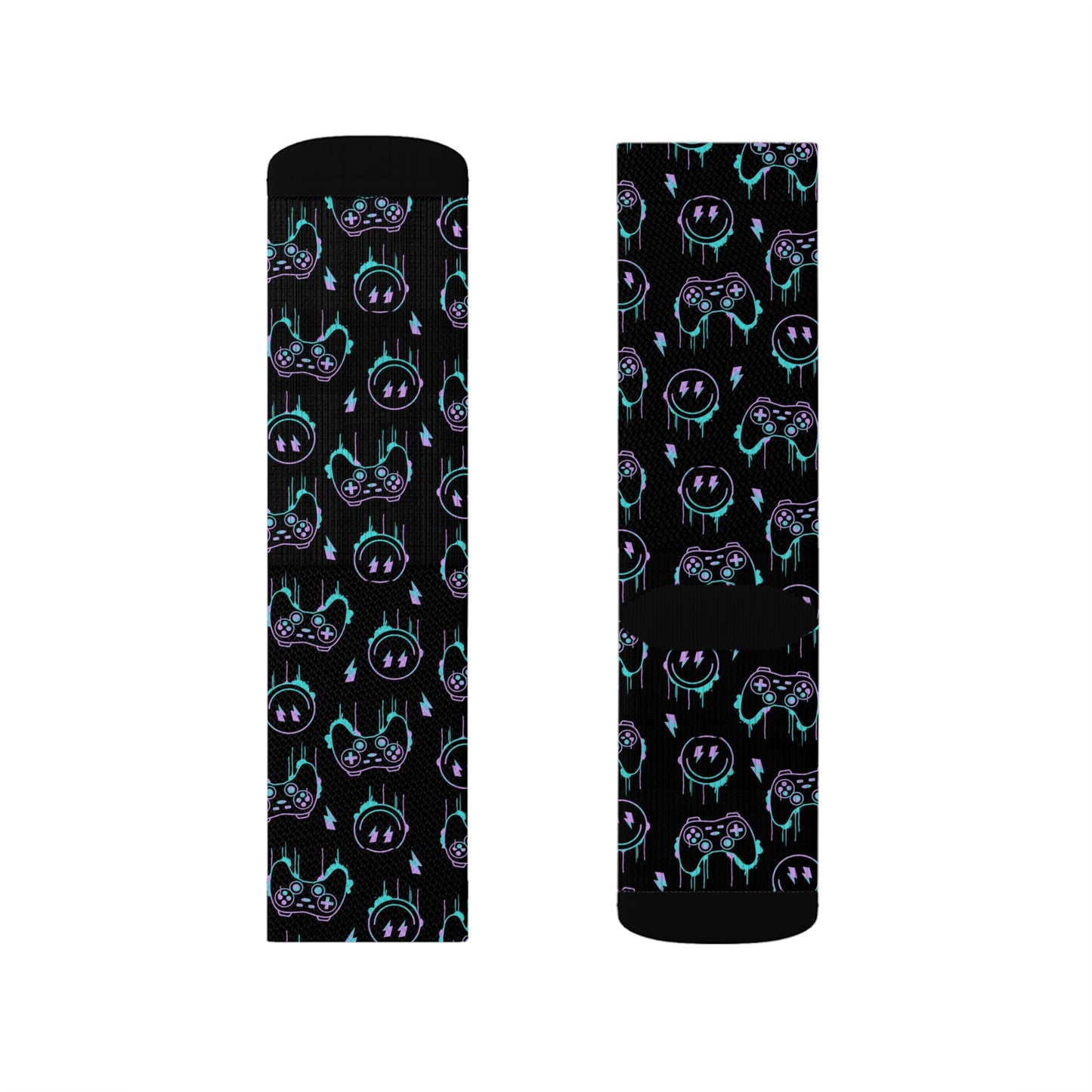 Dripping Gamer Sublimation Socks