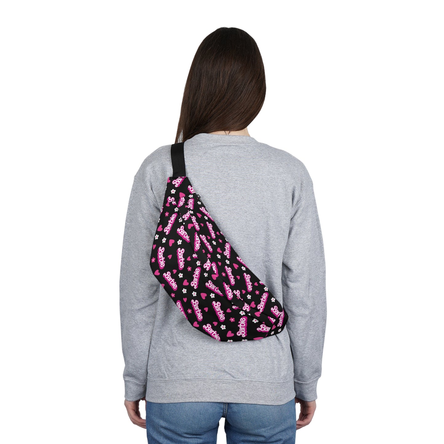 Barbie Black Large Fanny Pack