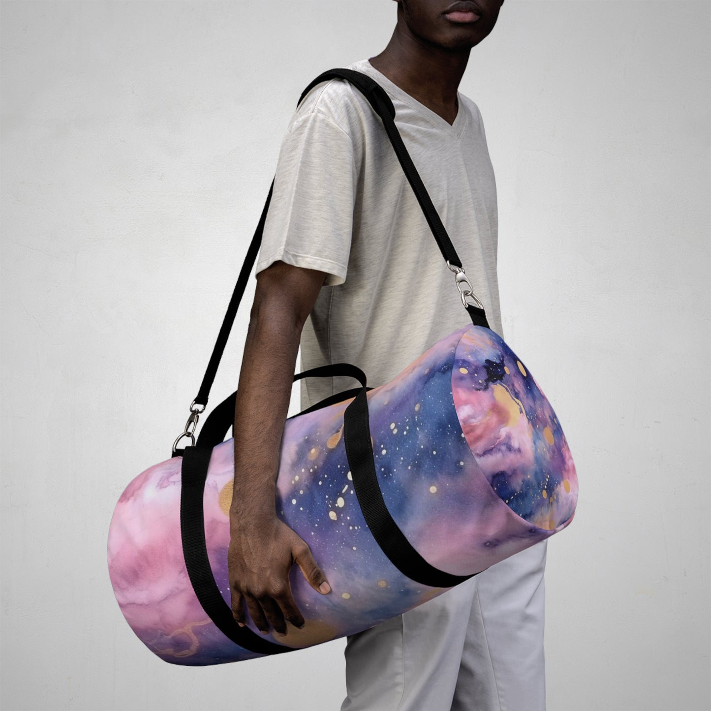 Stellar Dreams Galaxy Duffel Bag
