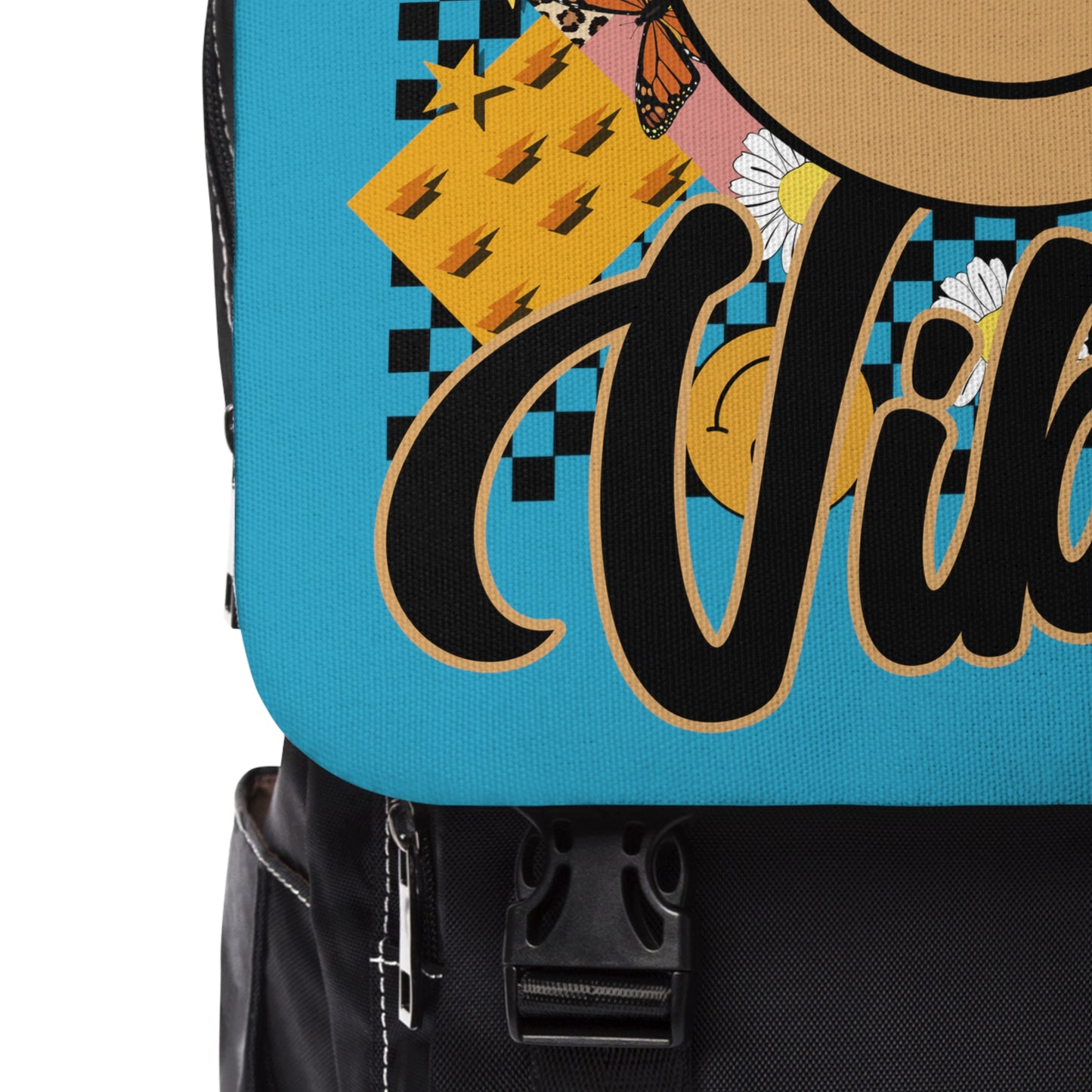 Good Vibes Unisex Casual Shoulder Backpack