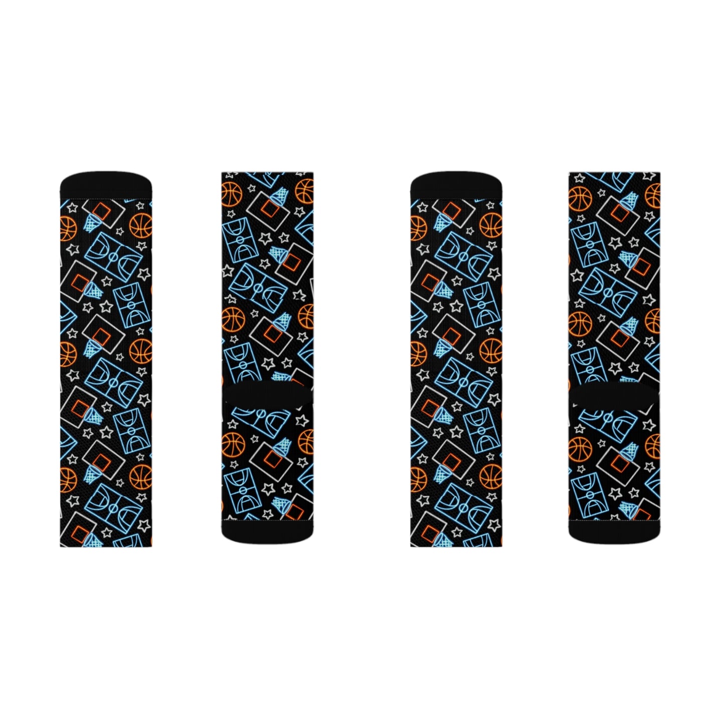 Basketball Hoops Sublimation Socks