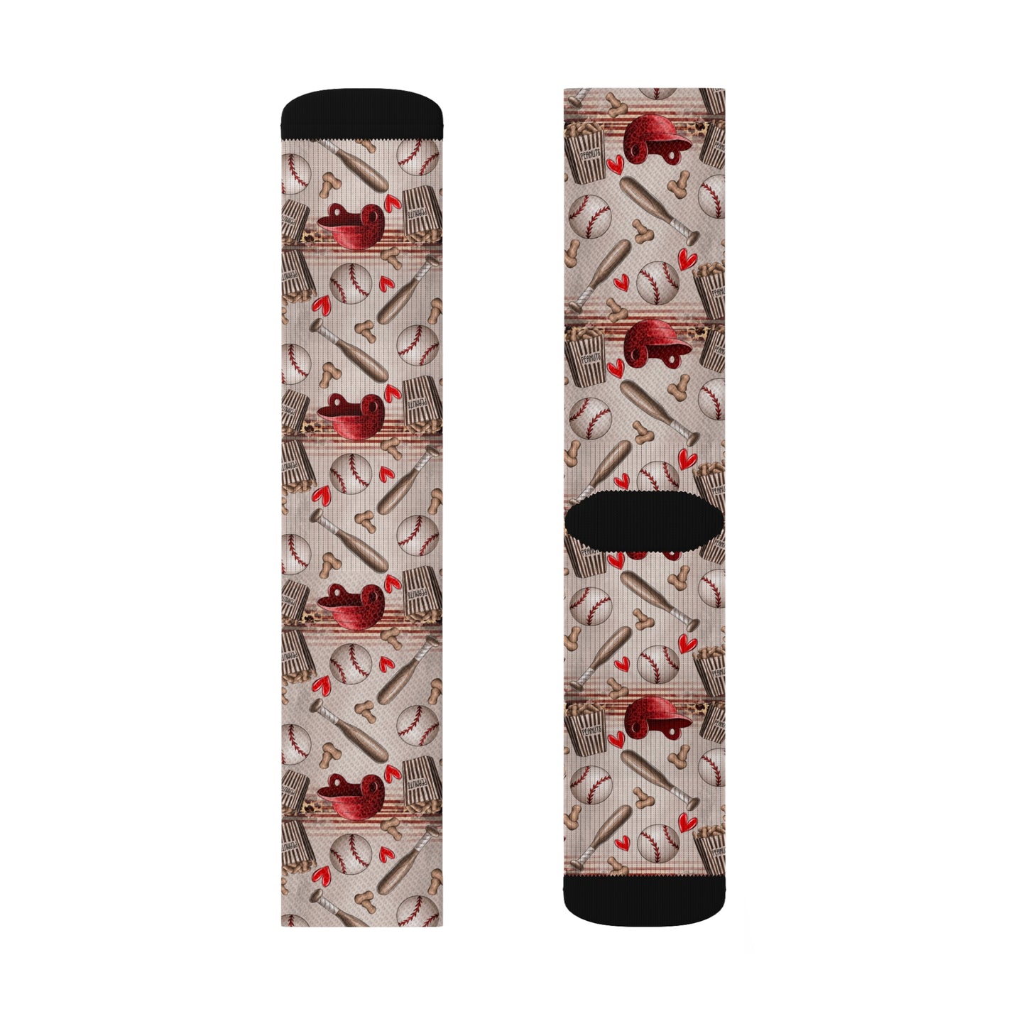 Baseball Love Sublimation Socks
