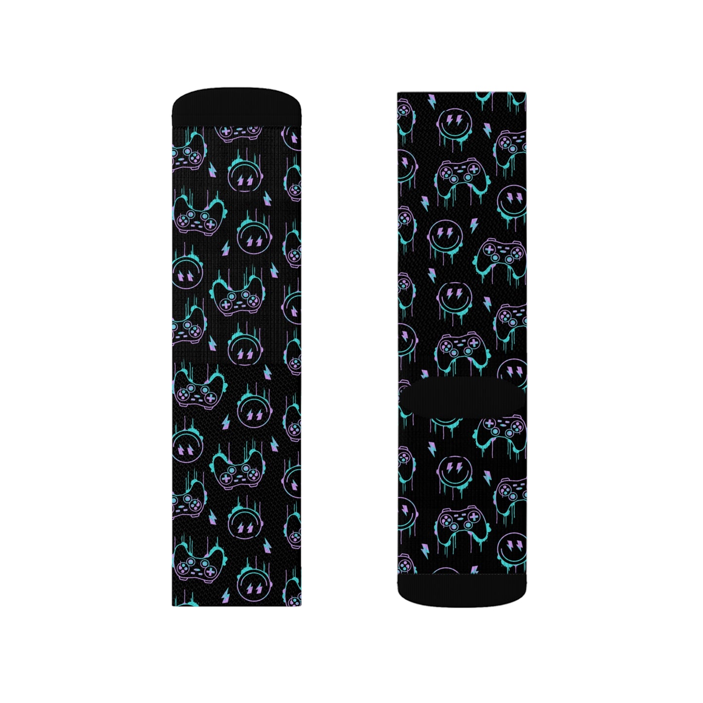 Dripping Gamer Sublimation Socks