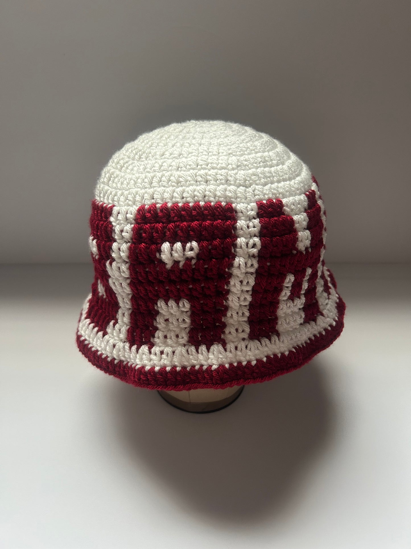 Custom Crochet Bucket Hats with Trim
