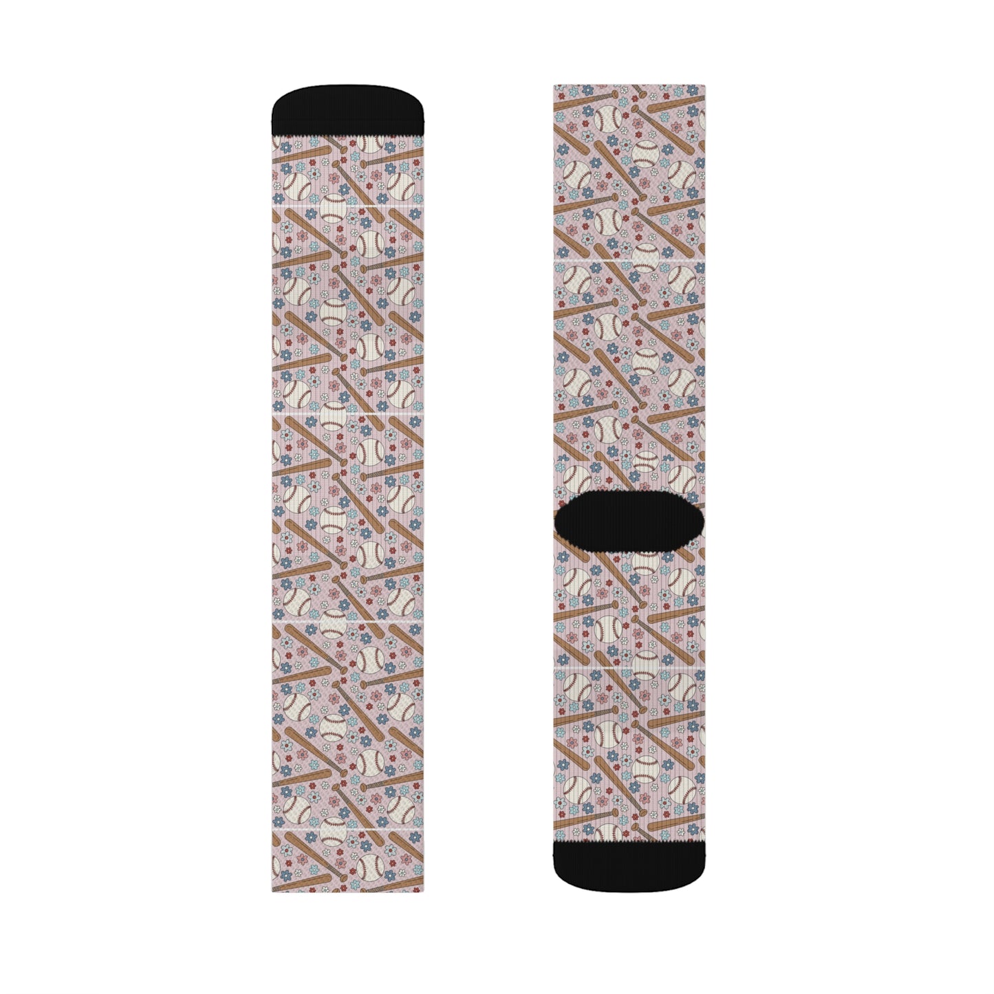 Playful Blooms Sublimation Socks