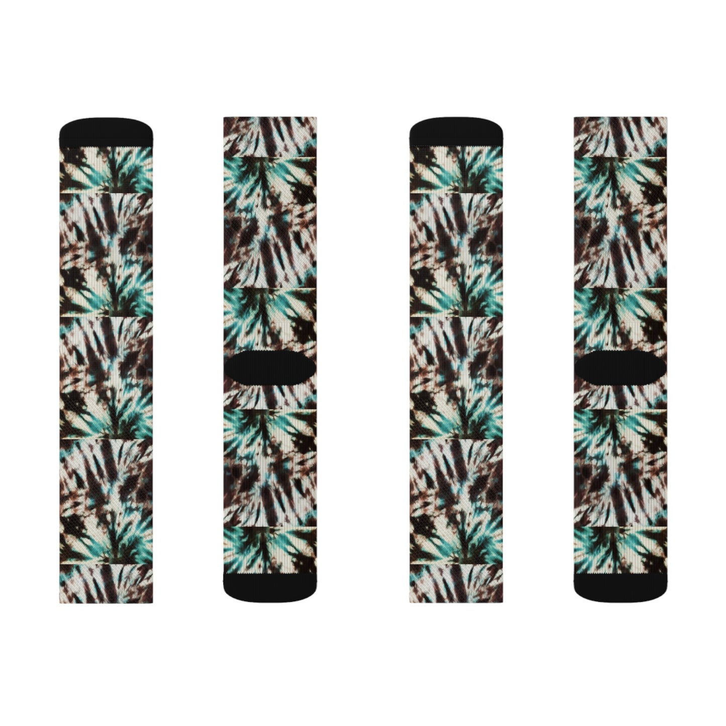 Tropical Earth Sublimation Socks