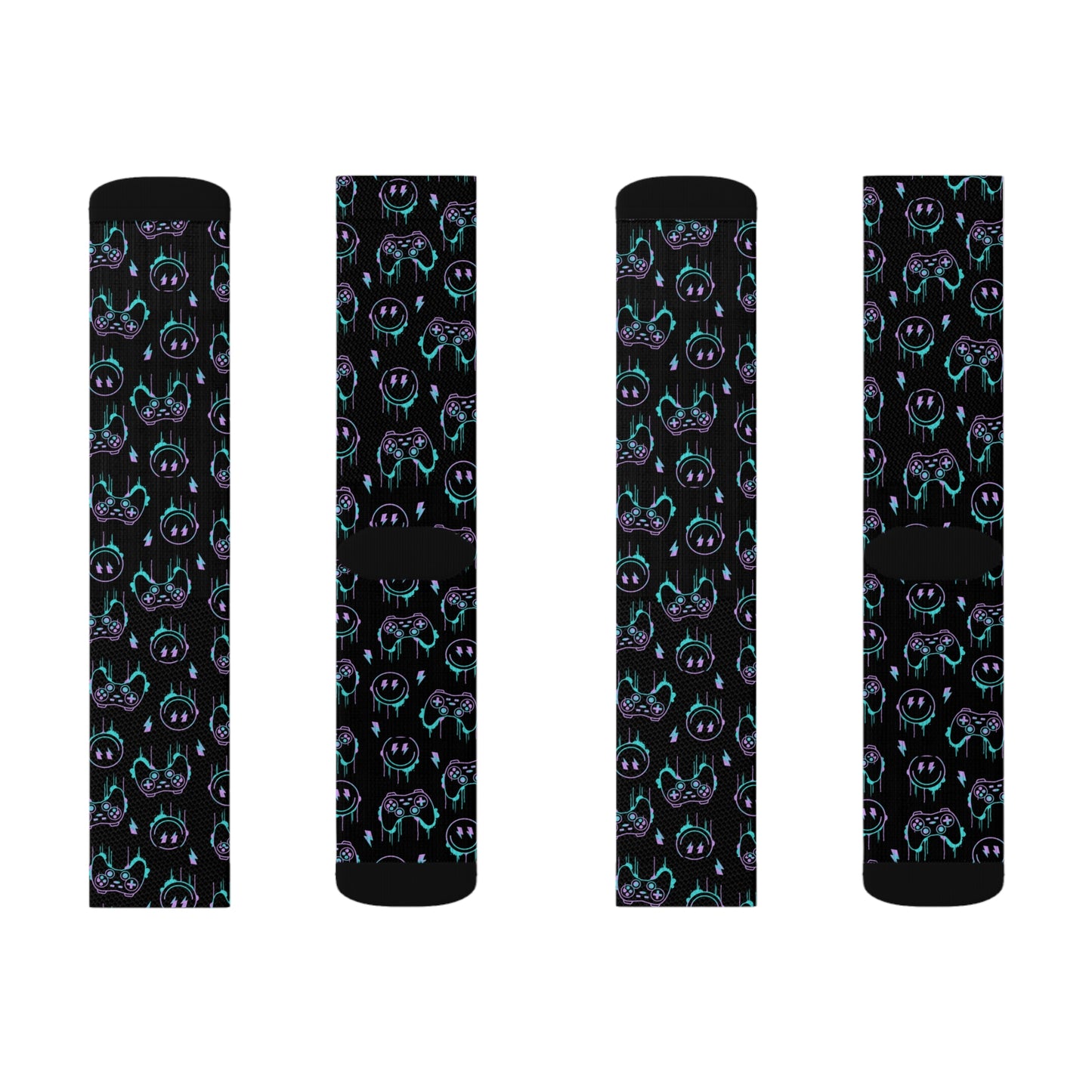 Dripping Gamer Sublimation Socks