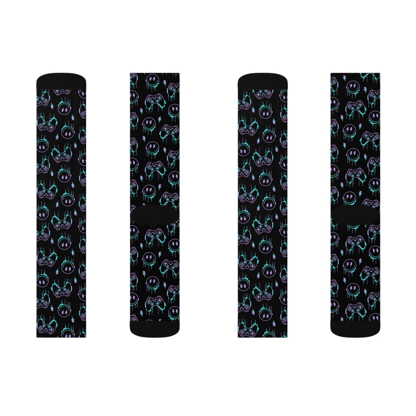 Dripping Gamer Sublimation Socks