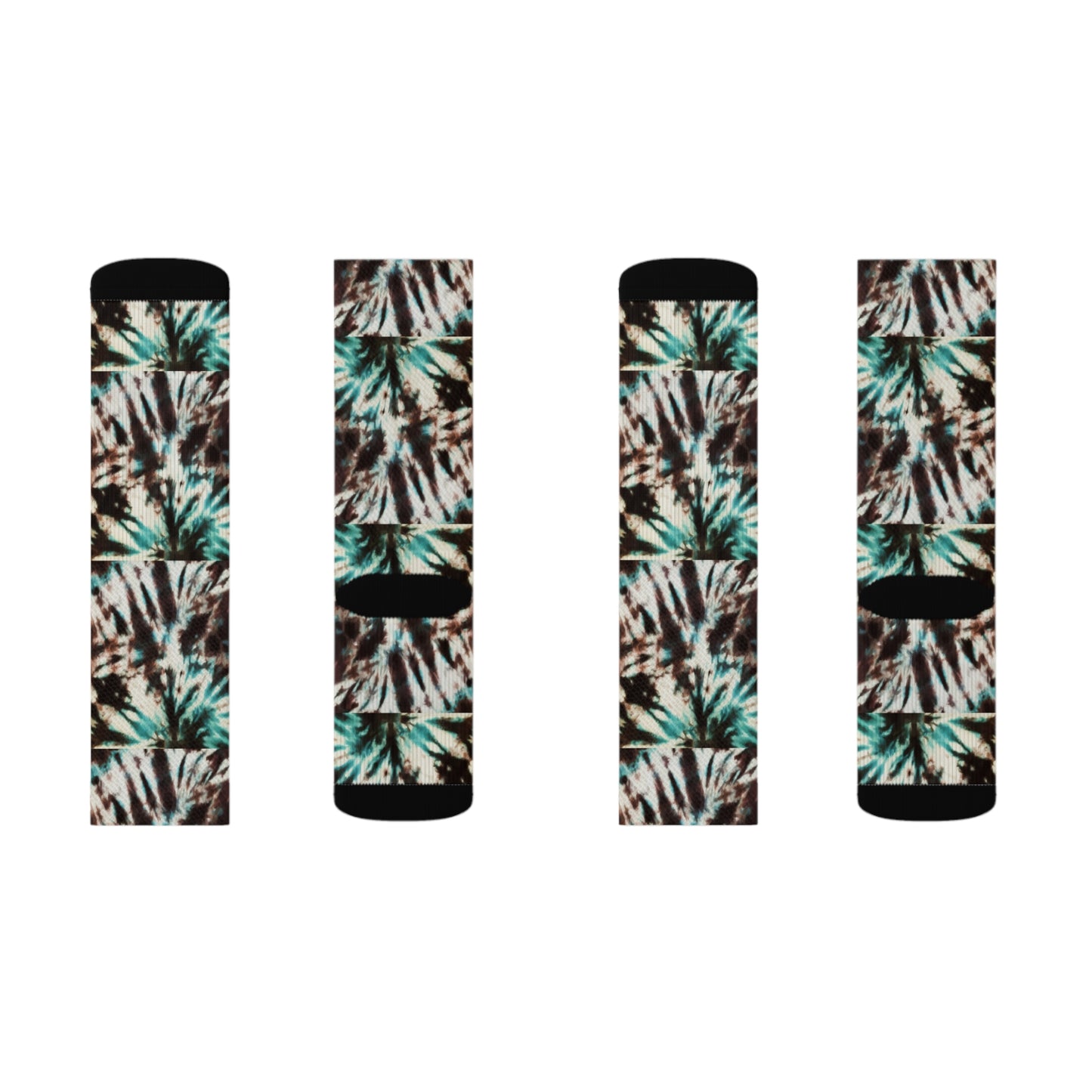 Tropical Earth Sublimation Socks