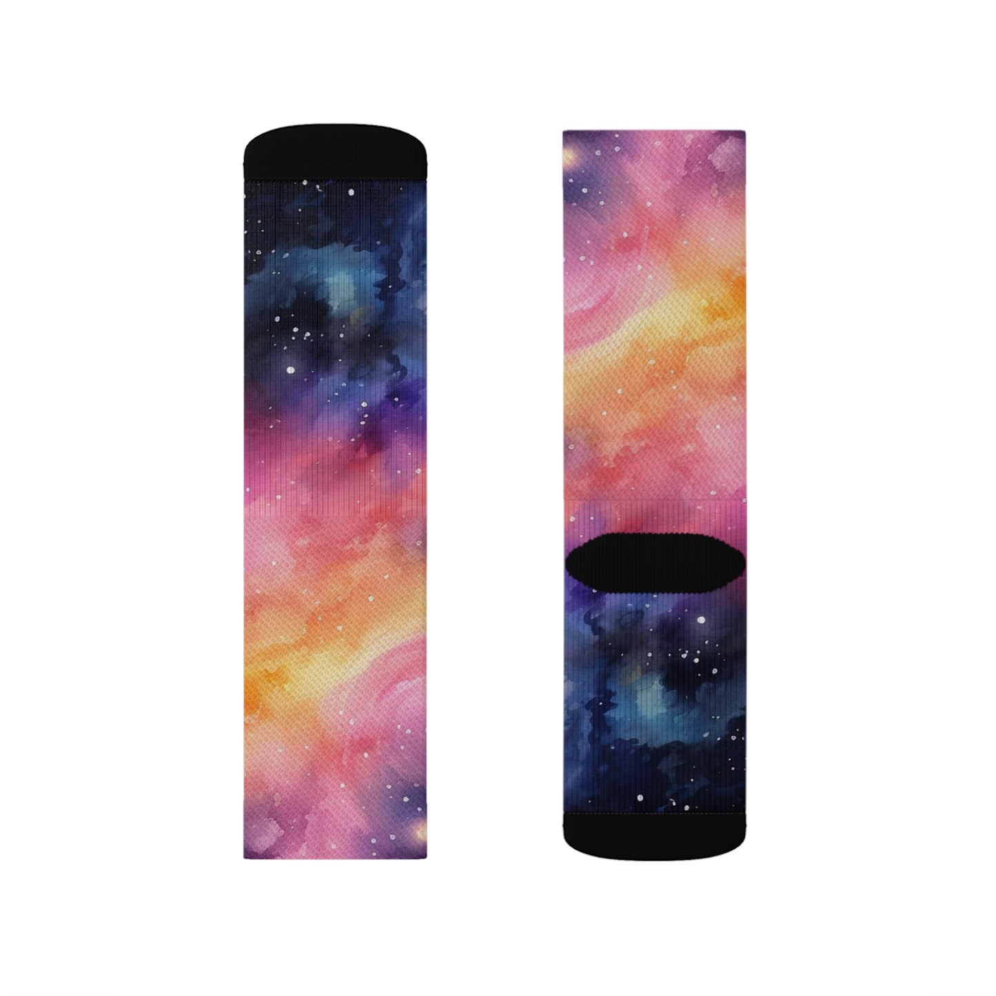 Stardust Galaxy Sublimation Socks