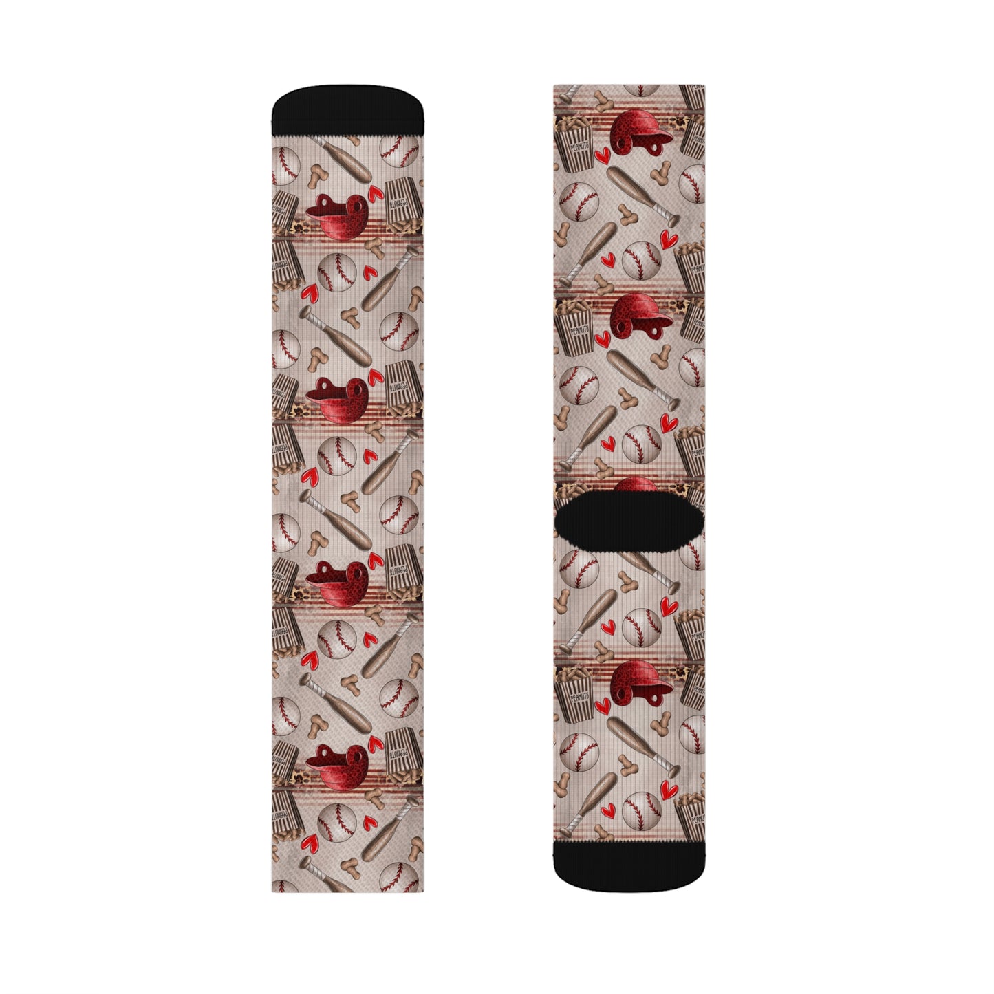 Baseball Love Sublimation Socks