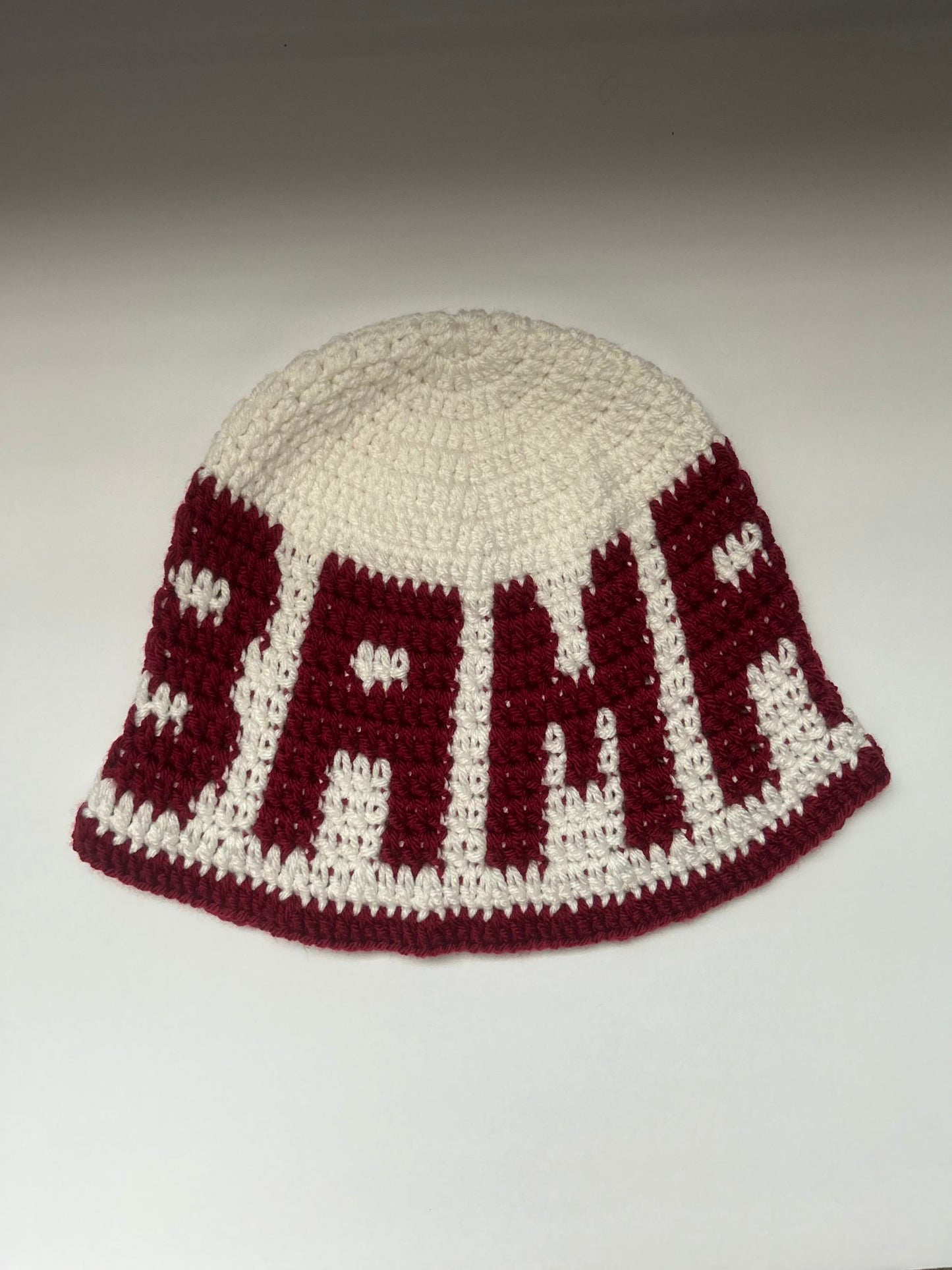 Custom Crochet Bucket Hats with Trim