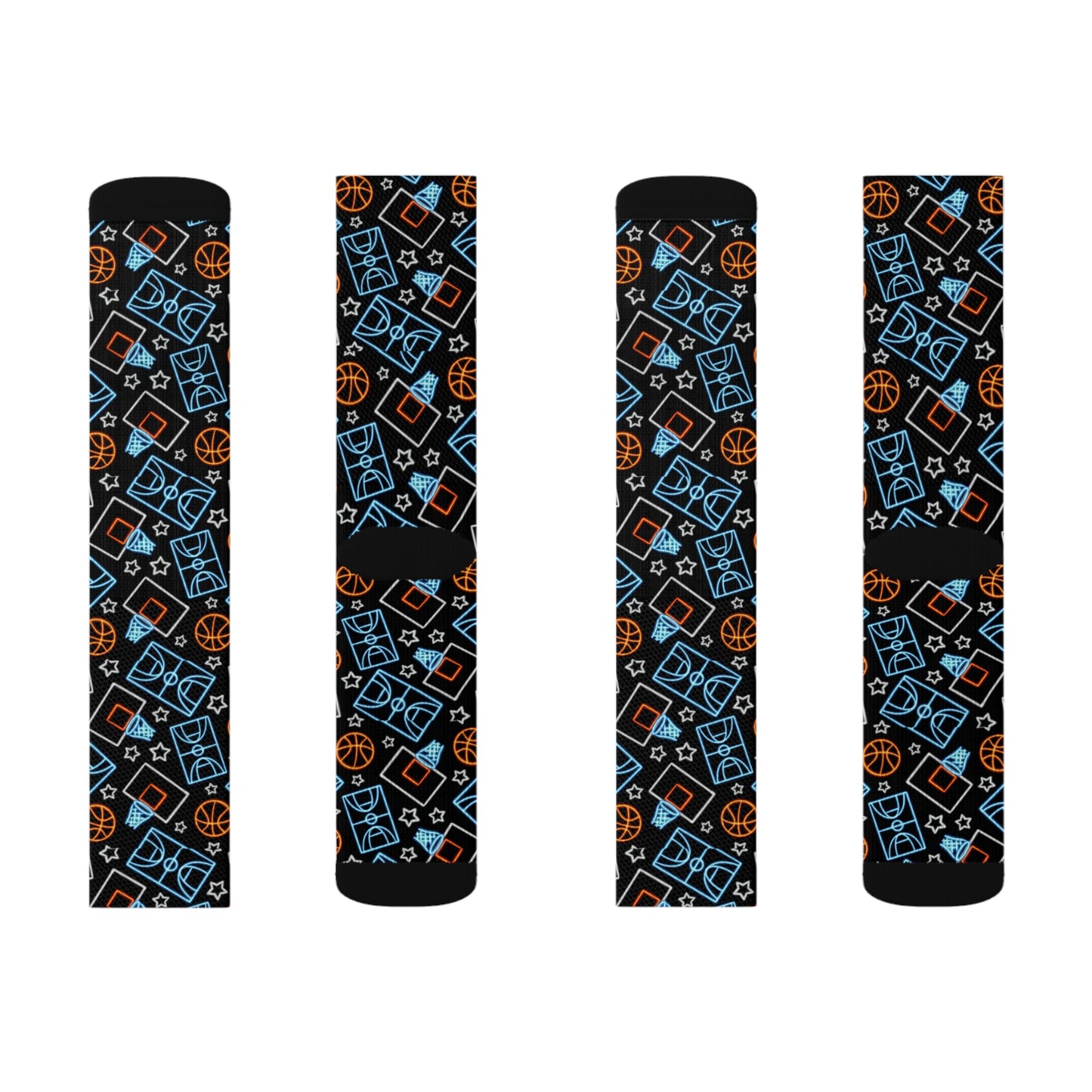 Basketball Hoops Sublimation Socks