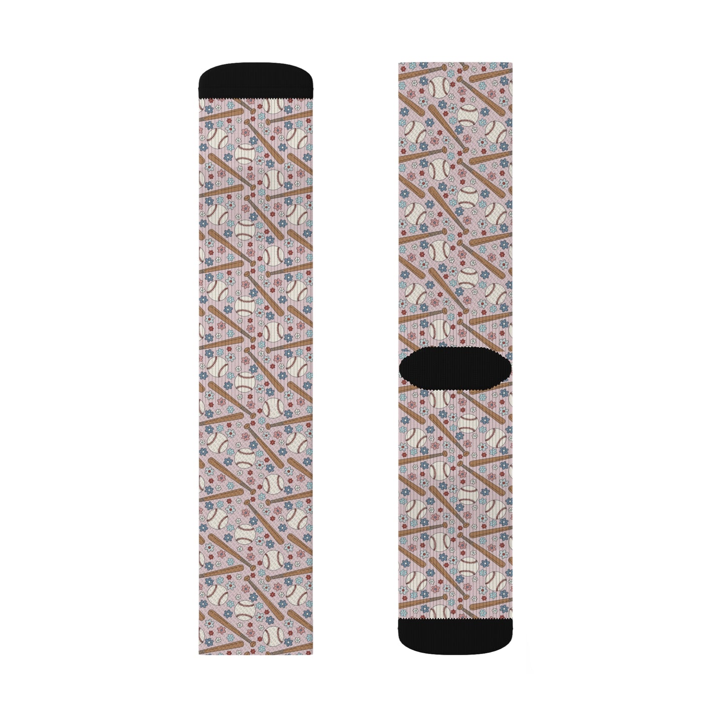 Playful Blooms Sublimation Socks