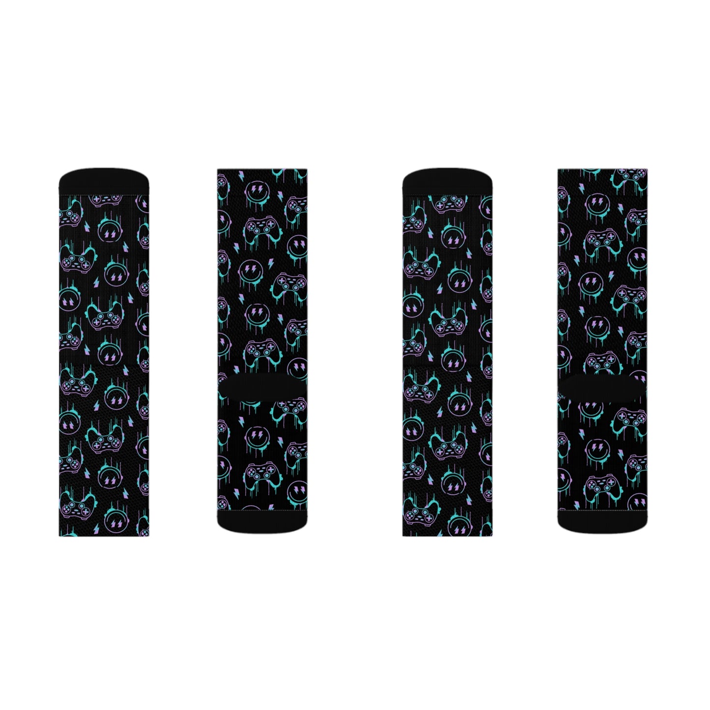 Dripping Gamer Sublimation Socks