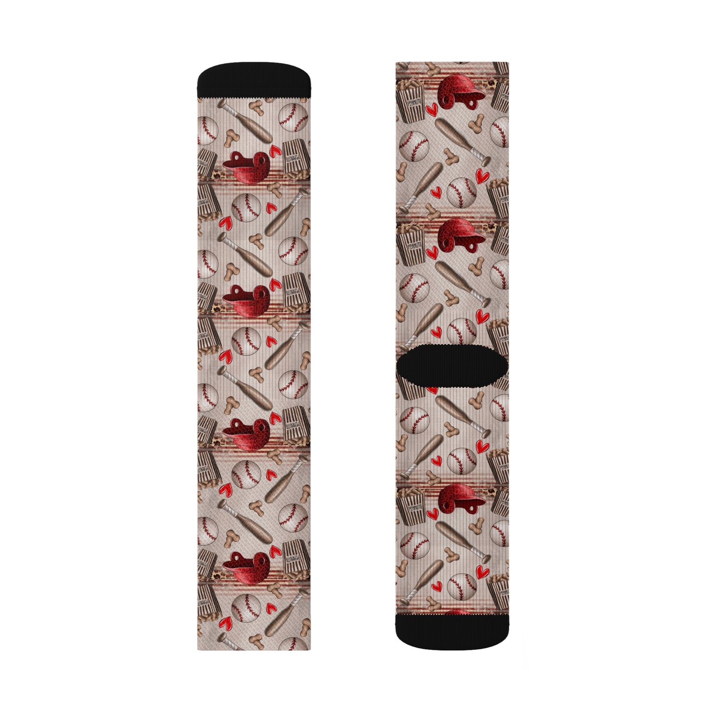 Baseball Love Sublimation Socks