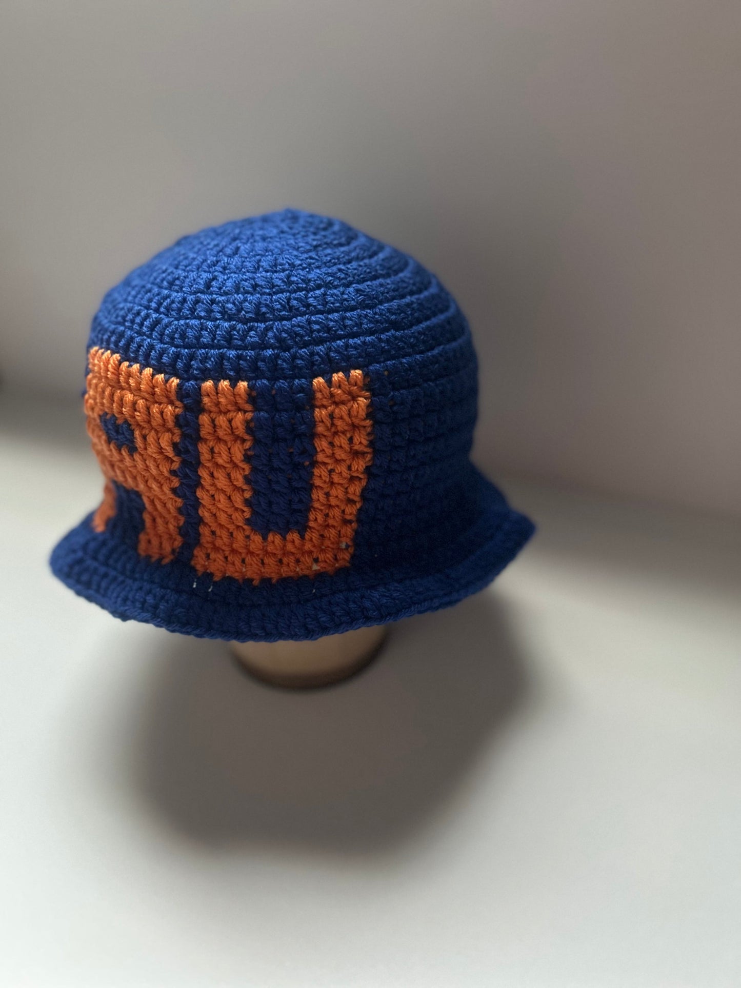Custom Crochet Bucket Hats with Trim