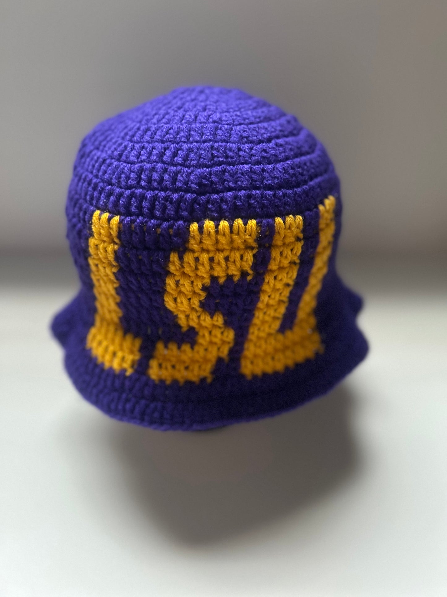 Custom Crochet Bucket Hats with Trim