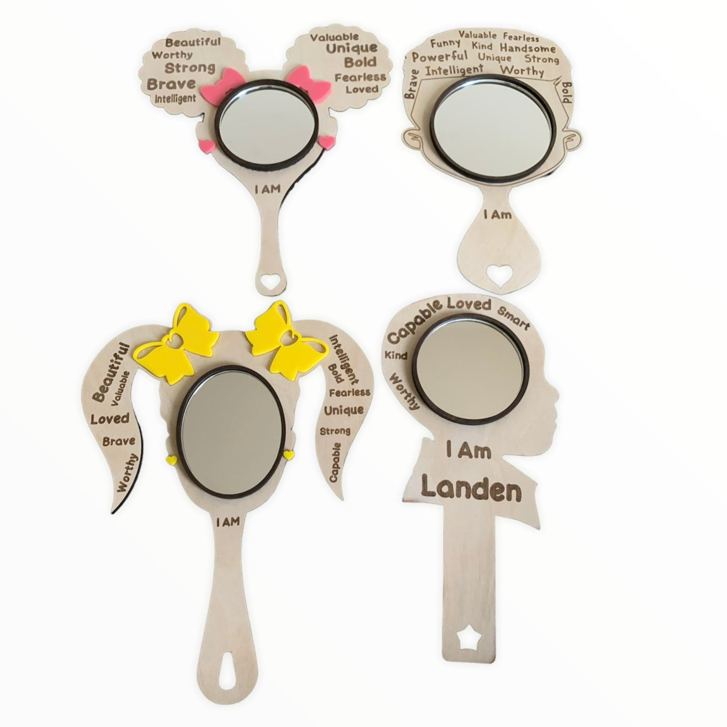Girls Affirmation Mirrors