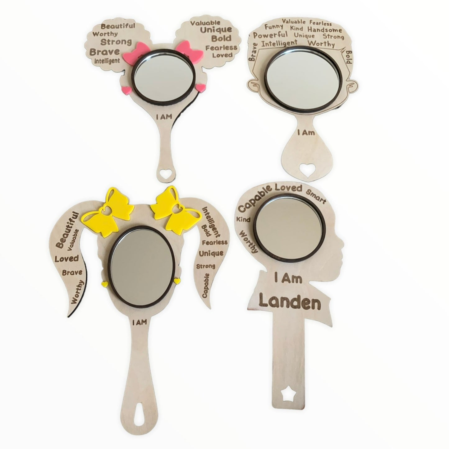 Girl Affirmation Mirror Personalized