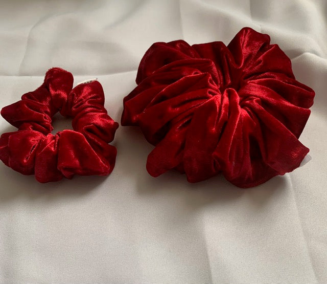 XL Luxe Crushed Velvet Scrunchies