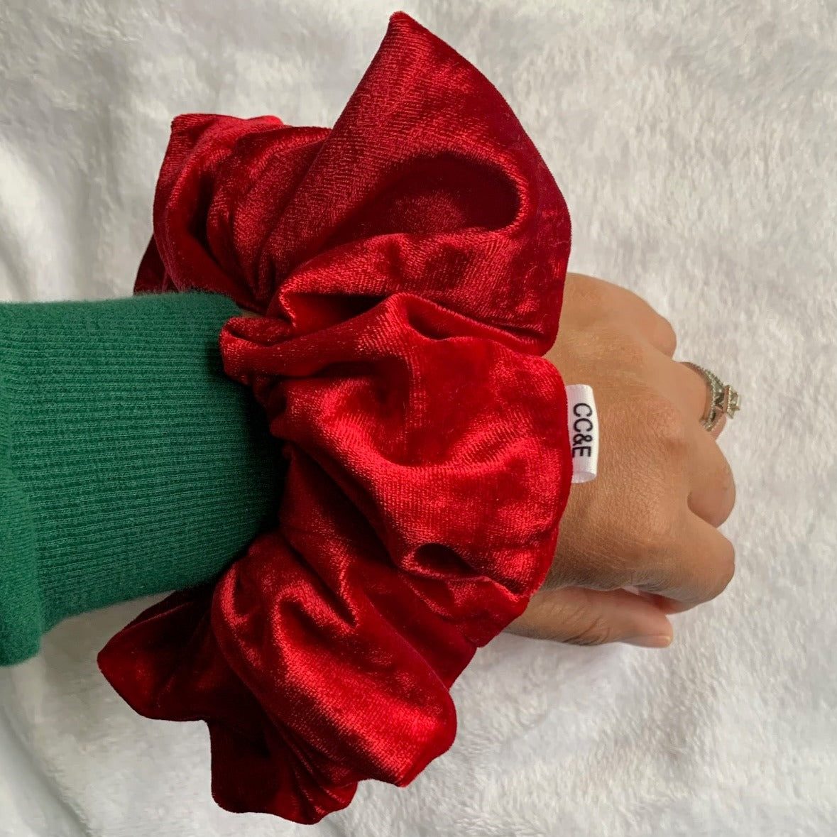 XL Luxe Crushed Velvet Scrunchies