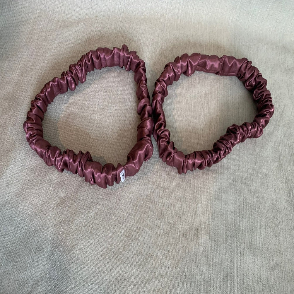 Satin Scrunchies Headbands