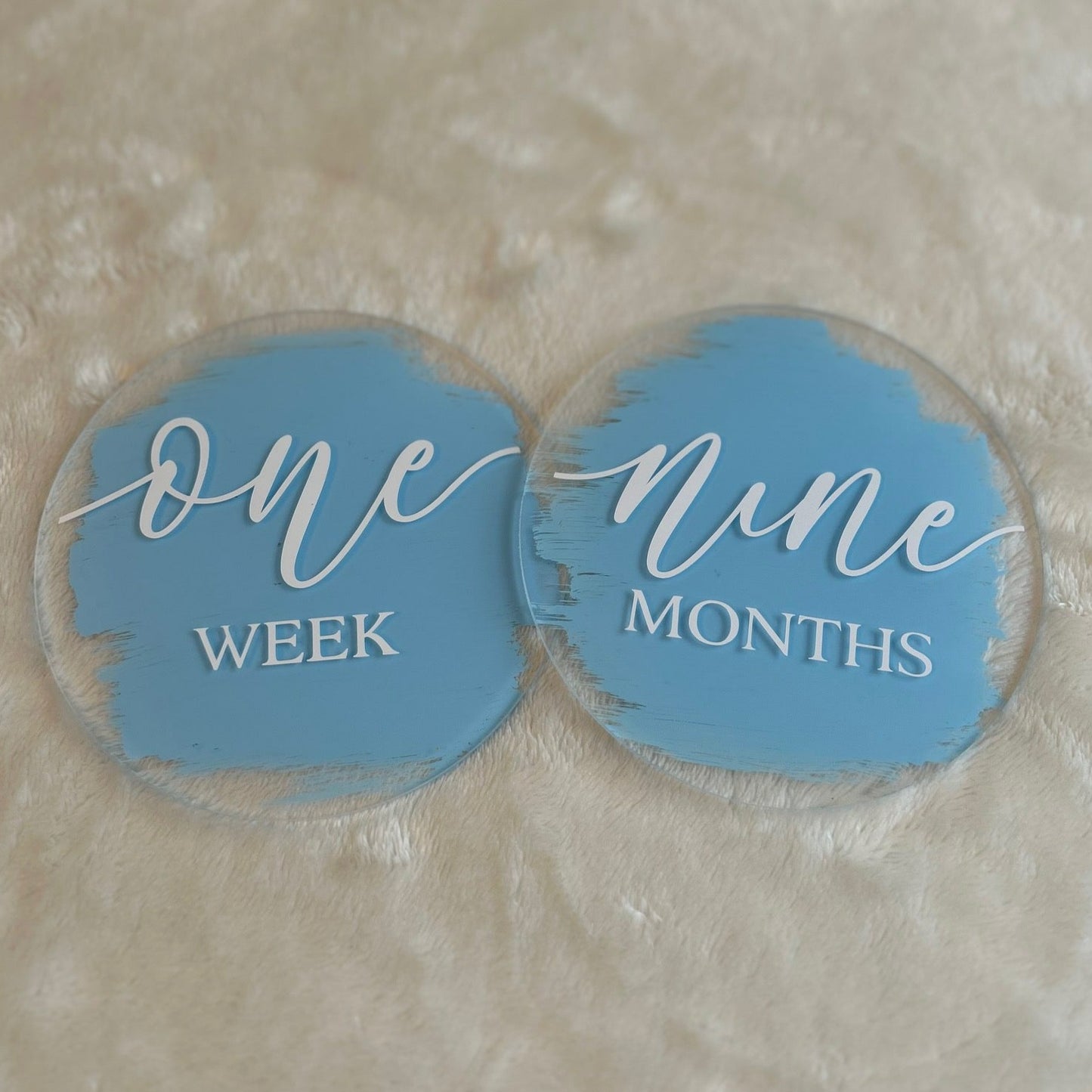 Acrylic Baby Milestones Markers (set 15)