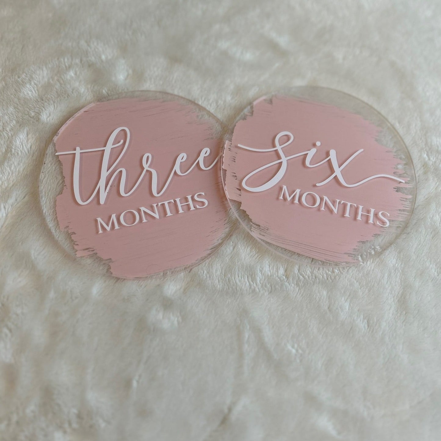Acrylic Baby Milestones Markers (set 15)