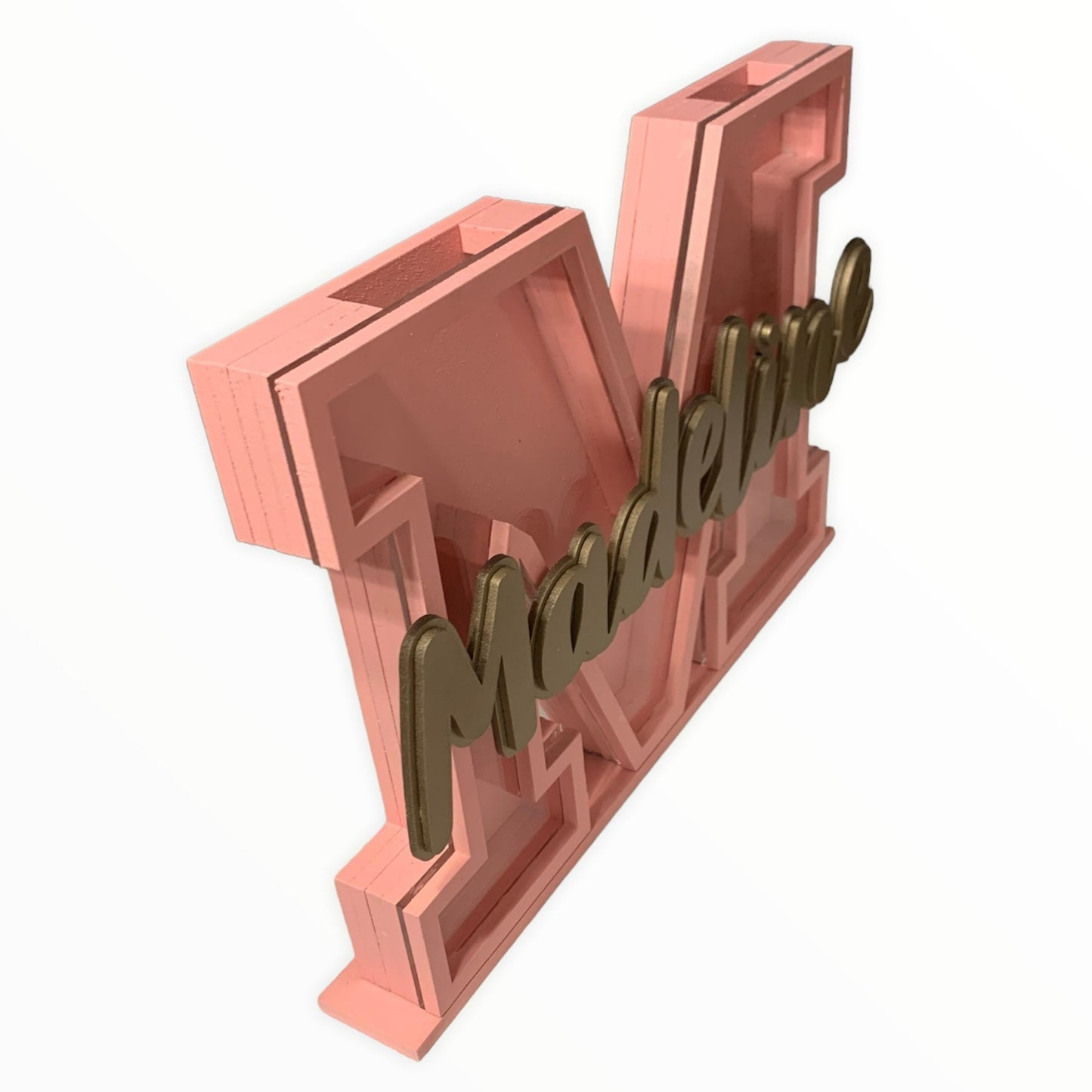 Custom Letter Bank With Painted Sides