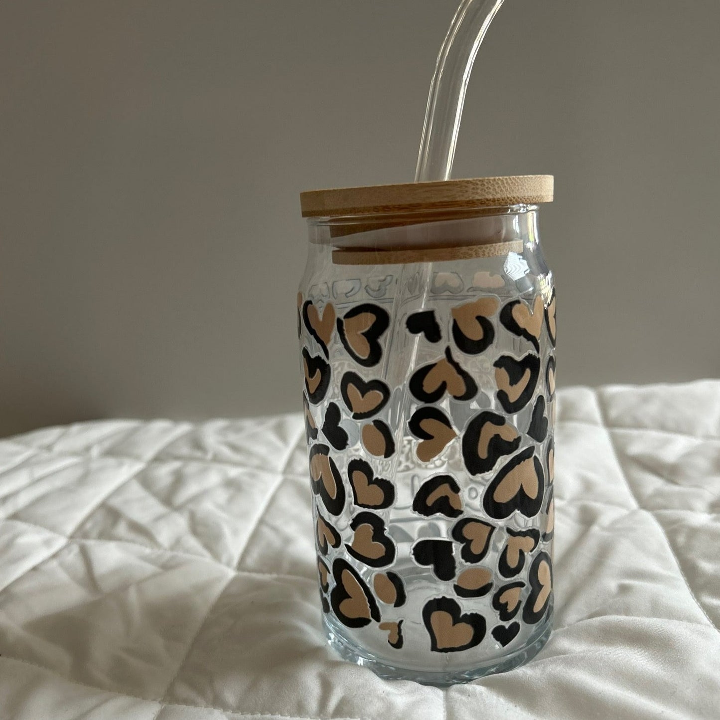 MAMA Hearts Beer Glass