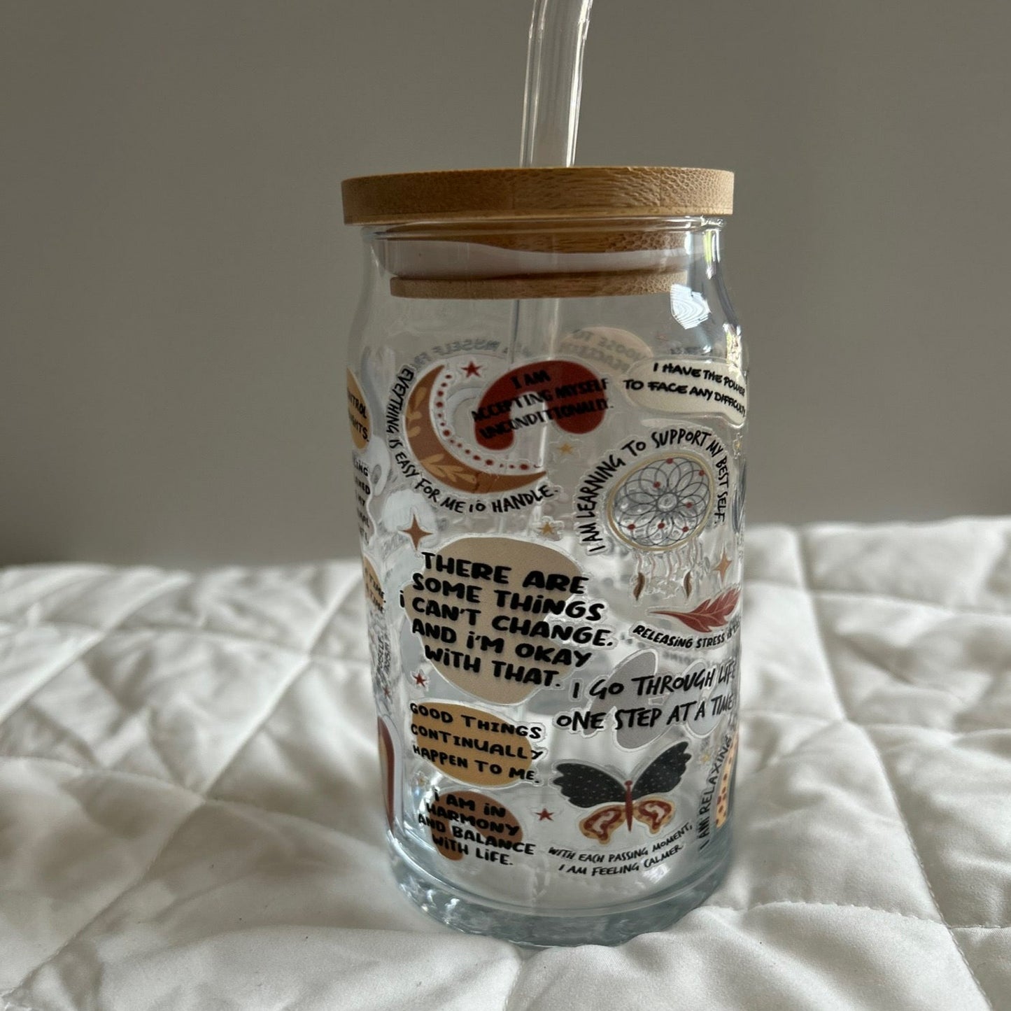 Positive Self Love Beer Glass