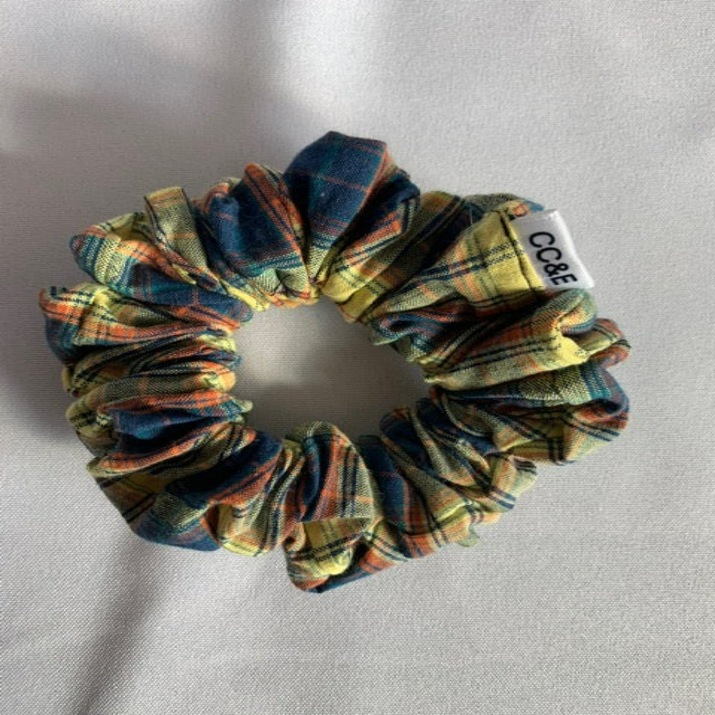 Plaid Cotton Scrunchies