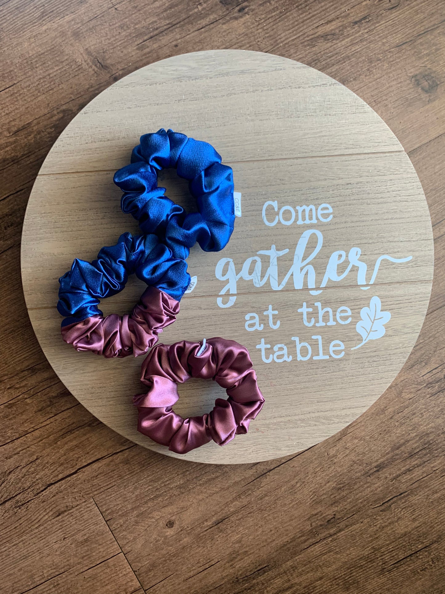 Mauve Rose- Satin Regular Scrunchie