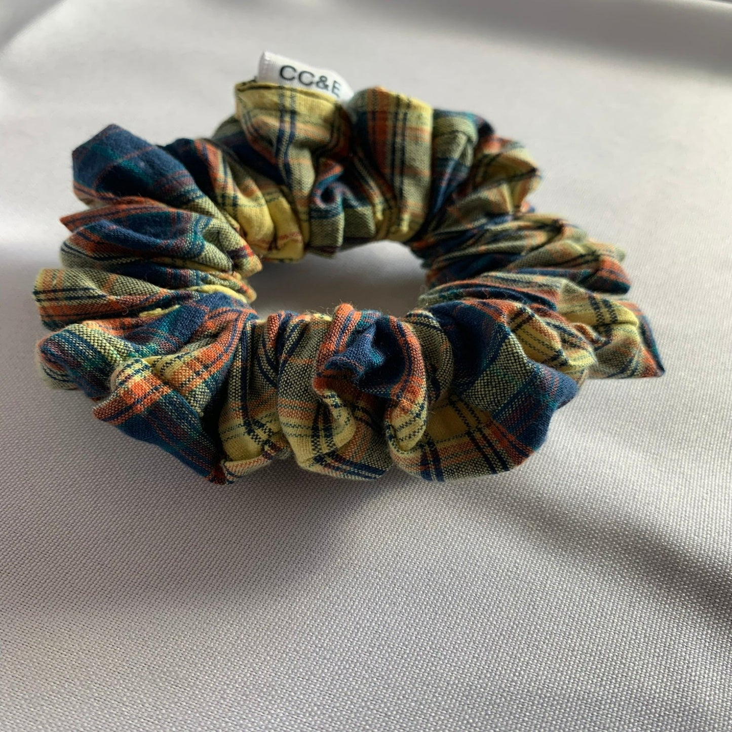 Plaid Cotton Scrunchies