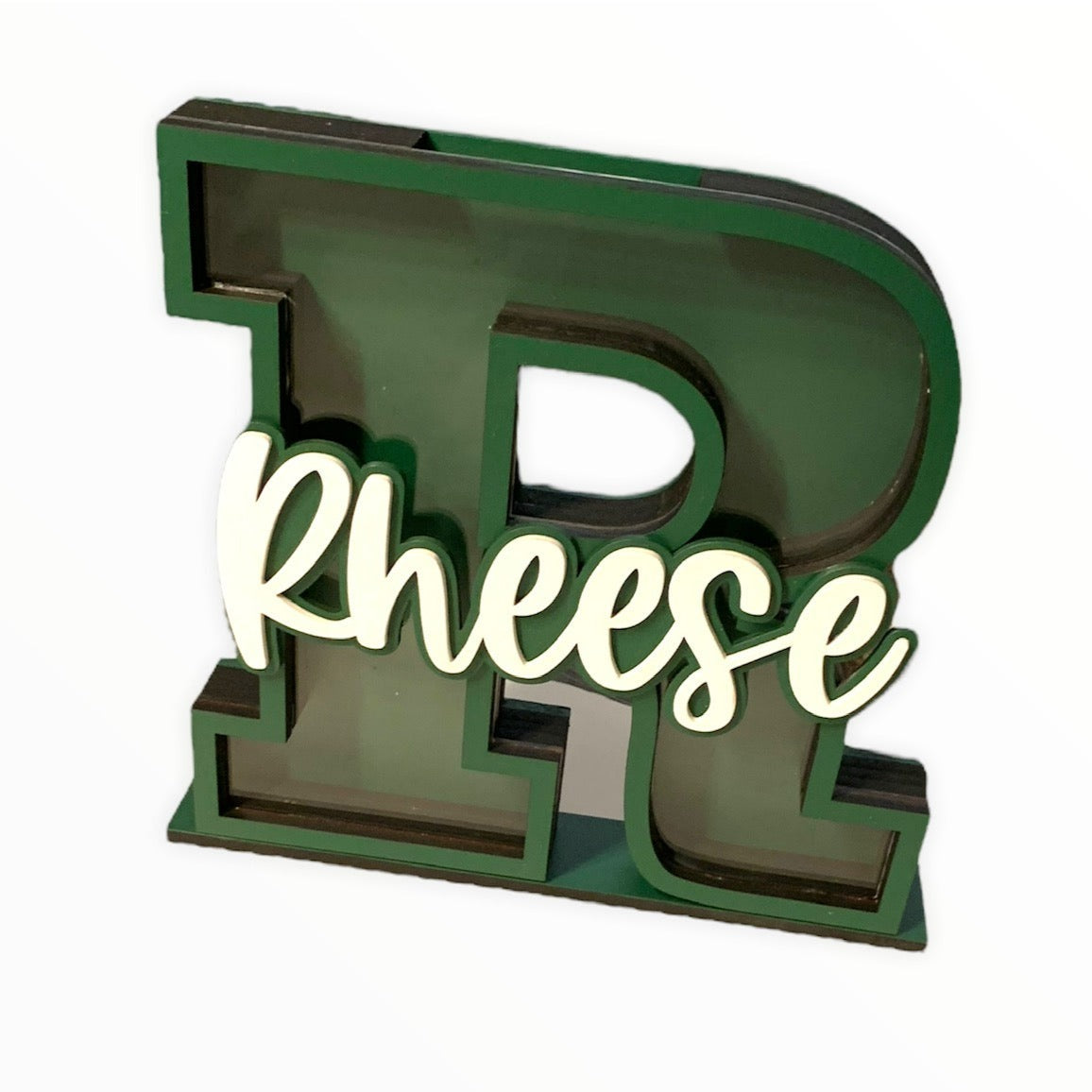 Custom Letter Bank 1 Color Option