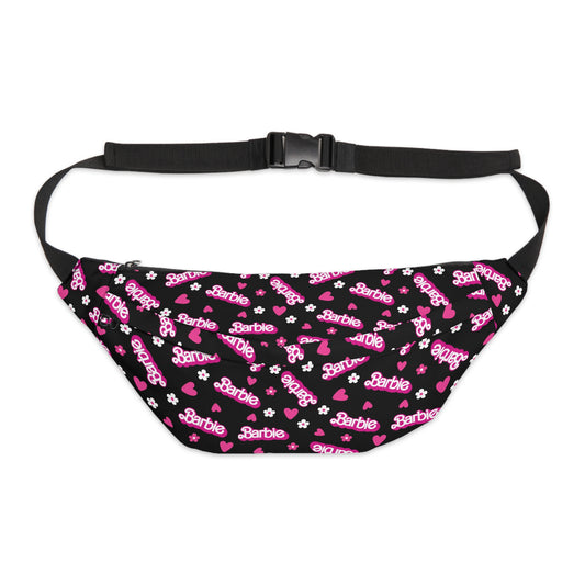 Barbie Black Large Fanny Pack