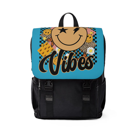 Good Vibes Unisex Casual Shoulder Backpack