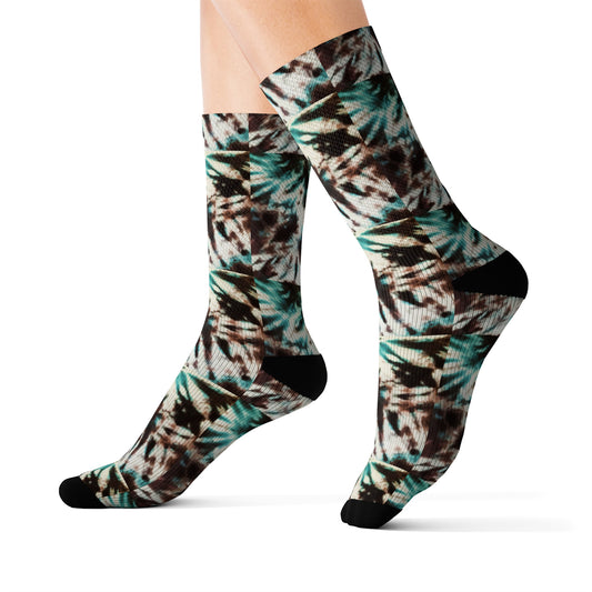 Tropical Earth Sublimation Socks