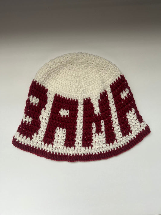 Custom Crochet Bucket Hats with Trim