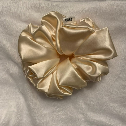Satin Eggnog XL Scrunchies