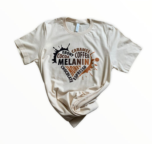 Melanin Heart T-shirt