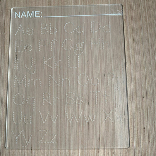 Traceable ABC's Acrylic Board